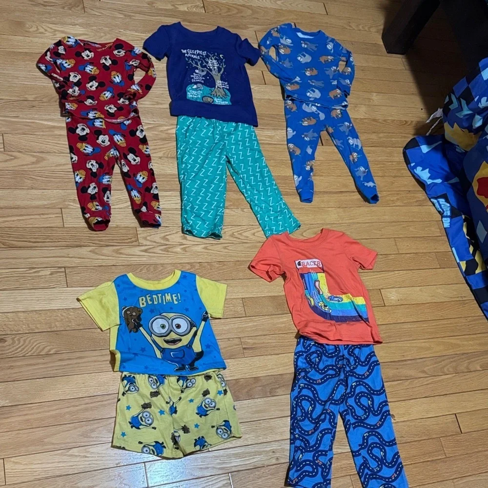 Bundle of six Kids Pajama Sets